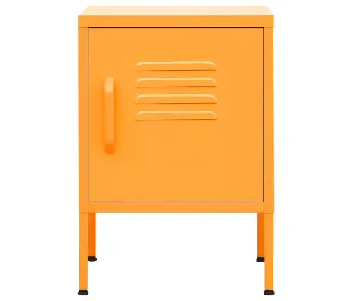 Naktinis Staliukas, Garstyčių Geltona, 35X35X51cm Plienas