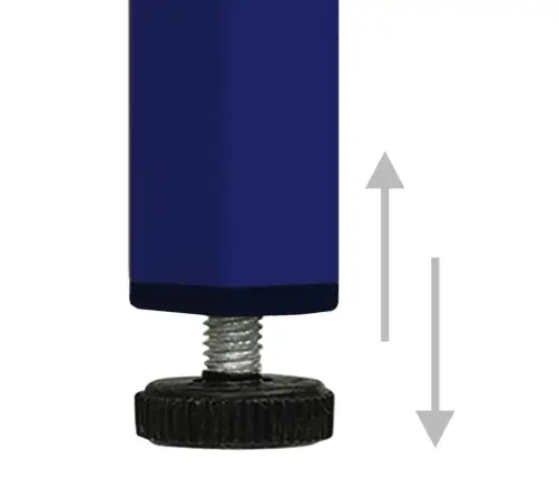 Naktsskapītis, 35X35X51 Cm, Tērauds, Tumši Zils Vidaxl