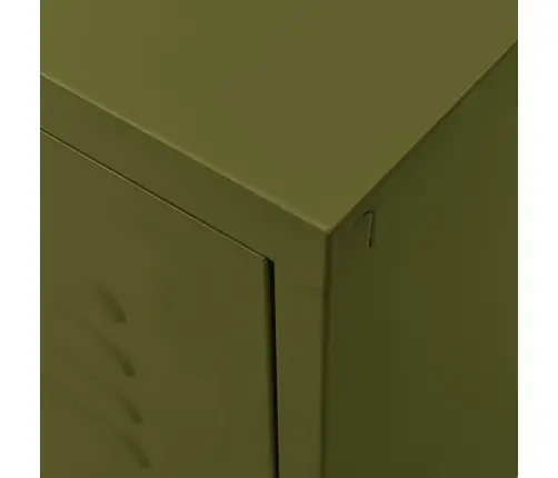 Tv Skapītis, 105X35X50 Cm, Tērauds, Olīvu Zaļš Vidaxl