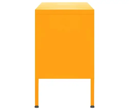 Tv Skapītis, 105X35X50 Cm, Tērauds, Sinepju Dzeltens Vidaxl