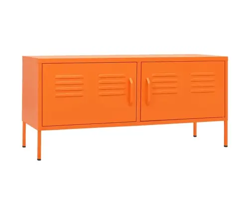 Televizoriaus Spintelė, Oranžinė, 105X35X50cm Plienas