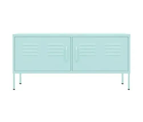 Tv Skapītis, 105X35X50 Cm, Tērauds, Piparmētru Zaļš Vidaxl