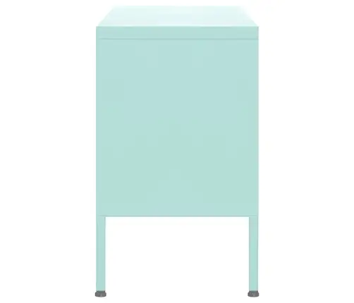 Tv Skapītis, 105X35X50 Cm, Tērauds, Piparmētru Zaļš Vidaxl