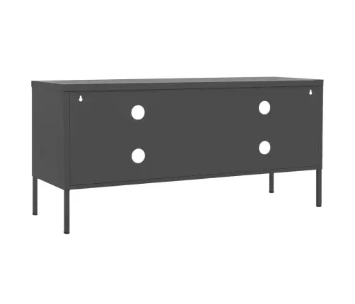 Tv Skapītis, 105X35X50 Cm, Tērauds, Antracītpelēks Vidaxl