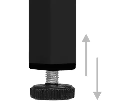 Telerikapp, Must, 105 X 35 X 50 cm Teras