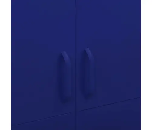 Skapis, 90X50X180 Cm, Tērauds, Tumši Zils Vidaxl