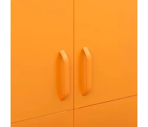 Skapis, 90X50X180 Cm, Tērauds, Sinepju Dzeltens Vidaxl