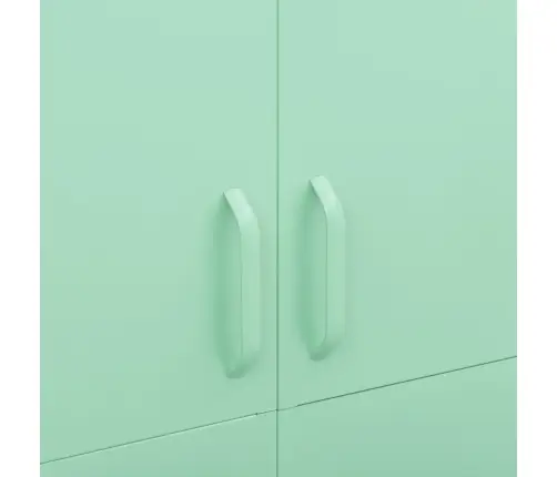 Drabužių Spinta, Mėtų Spalvos, 90X50X180cm Plienas