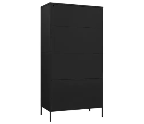 Garderoob, Must, 90 X 50 X 180 cm Teras Garderoob, Must, 90 X 50 X 180 cm Teras