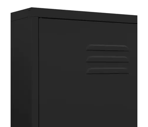 Garderoob, Must, 90 X 50 X 180 cm Teras Garderoob, Must, 90 X 50 X 180 cm Teras