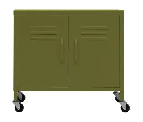 Skapītis, 60X35X56 Cm, Tērauds, Olīvu Zaļš Vidaxl