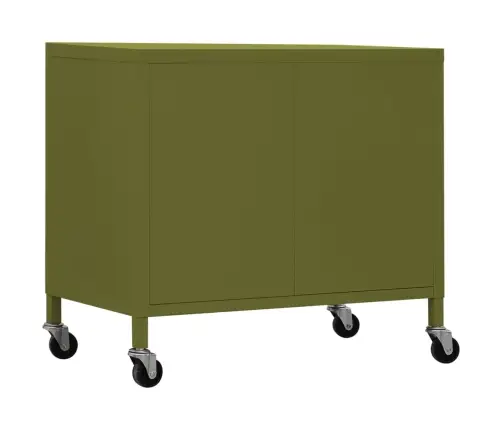 Skapītis, 60X35X56 Cm, Tērauds, Olīvu Zaļš Vidaxl