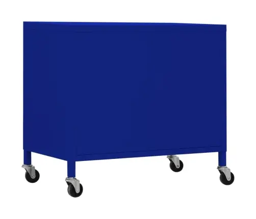 Skapītis, 60X35X56 Cm, Tērauds, Tumši Zils Vidaxl