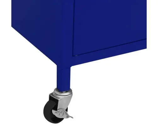 Skapītis, 60X35X56 Cm, Tērauds, Tumši Zils Vidaxl