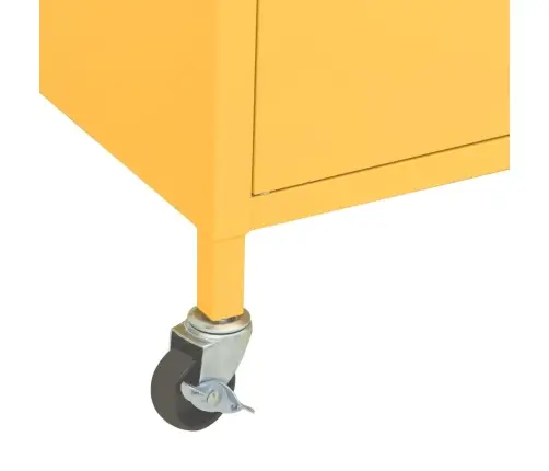 Sandėliavimo Spintelė, Garstyčių Geltona, 60X35X56cm Plienas