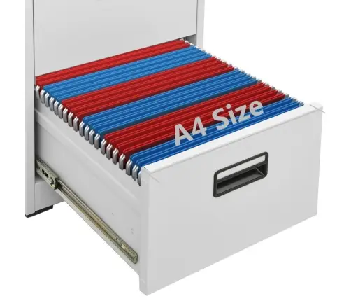 Spintelė Dokumentams, Pilkos Spalvos, 46X62X72,5cm Plienas