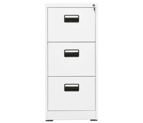 Failu Skapītis, Balts, 46X62X102,5 Cm, Tērauds Vidaxl