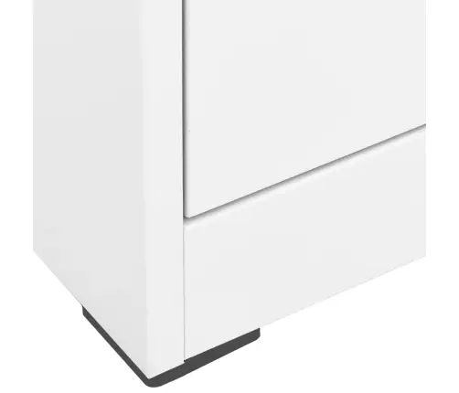 Failu Skapītis, Balts, 46X62X102,5 Cm, Tērauds Vidaxl