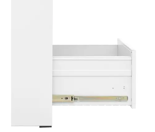 Failu Skapītis, Balts, 46X62X102,5 Cm, Tērauds Vidaxl