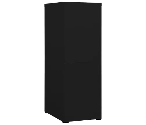 Failu Skapītis, Melns, 46X62X133 Cm, Tērauds Vidaxl