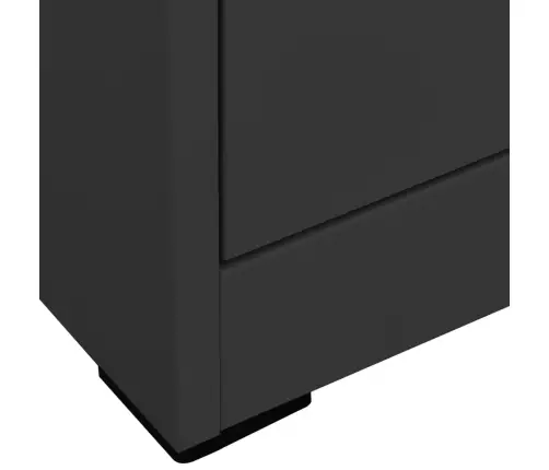 Spintelė Dokumentams, Antracito Spalvos, 46X62X133cm Plienas