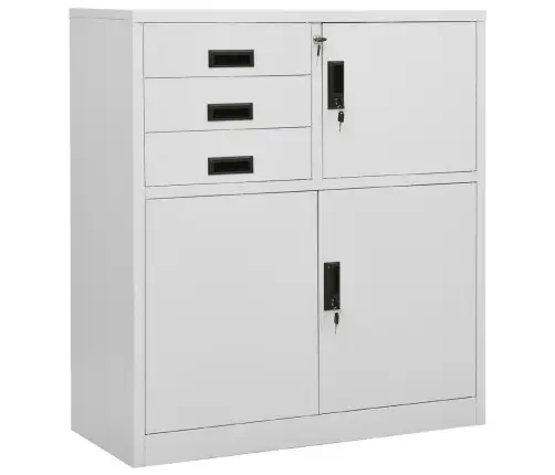 Biuro Spintelė, Šviesiai Pilkos Spalvos, 90X40X102cm Plienas