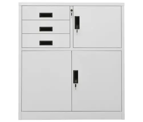 Biuro Spintelė, Šviesiai Pilkos Spalvos, 90X40X102cm Plienas