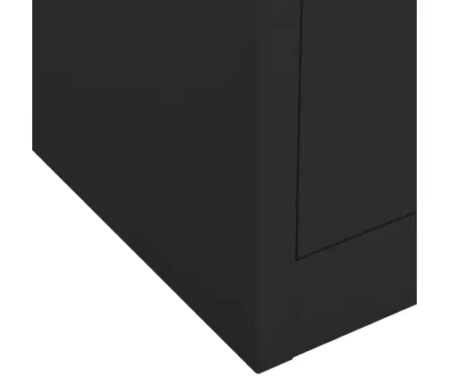 Biroja Skapis, 90X40X102 Cm, Antracītpelēks, Tērauds Vidaxl