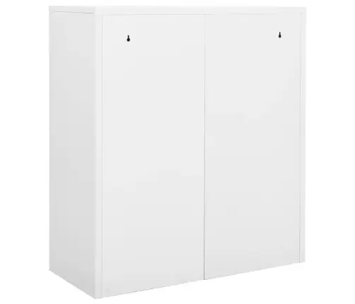 Biroja Skapis, 90X40X102 Cm, Balts, Tērauds Vidaxl