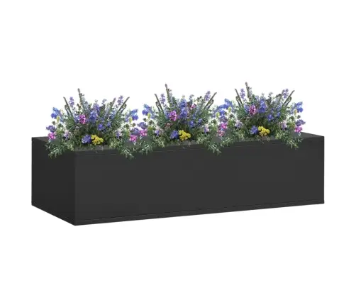 Biroja Puķu Kaste, Antracītpelēka, 90X40X23 Cm, Tērauds Vidaxl
