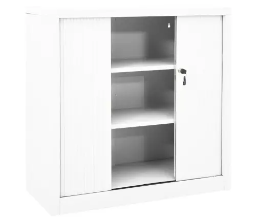 Liugustega Kapp, Valge, 90X40X90 cm Teras