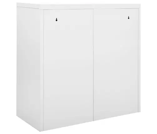 Skapītis Ar Bīdāmām Durvīm, 90X40X90 Cm, Pelēks, Tērauds Vidaxl