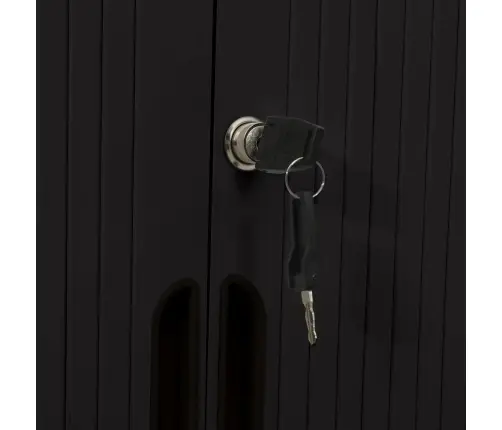 Liugustega Kapp, Must, 90X40X90 cm Teras