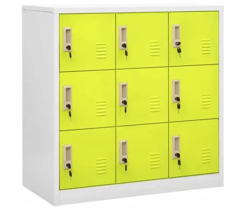 Persirengimo Spintelė, Pilka Ir Žalia, 90X45X92,5cm Plienas