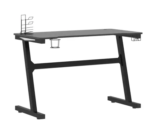 Mänguri Arvutilaud Z-Jalgadega, Must, 110X60X75 Cm