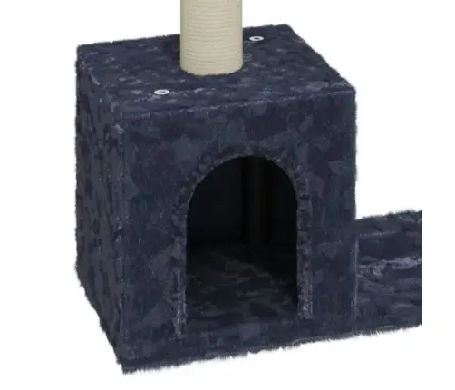 Kassimaja Sisalköitega Kraapimispuudega, Tumehall, 60 Cm