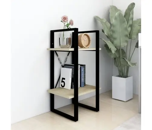 Spintelė Knygoms, 2 Aukštų, Ąžuolo, 40X30X70cm Mediena