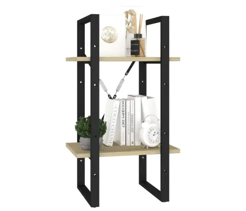 Spintelė Knygoms, 2 Aukštų, Ąžuolo, 40X30X70cm Mediena