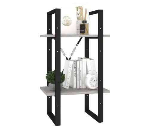 Spintelė Knygoms, 2 Aukštų, Betono, 40X30X70cm Mediena