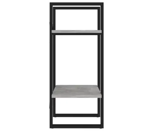 Spintelė Knygoms, 2 Aukštų, Betono, 40X30X70cm Mediena