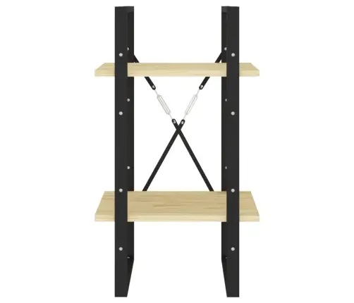 2-Līmeņu Grāmatu Plaukts, 40X30X70 Cm, Priedes Masīvkoks Vidaxl