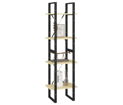 4-Līmeņu Grāmatu Plaukts, 40X30X140 Cm, Priedes Masīvkoks Vidaxl