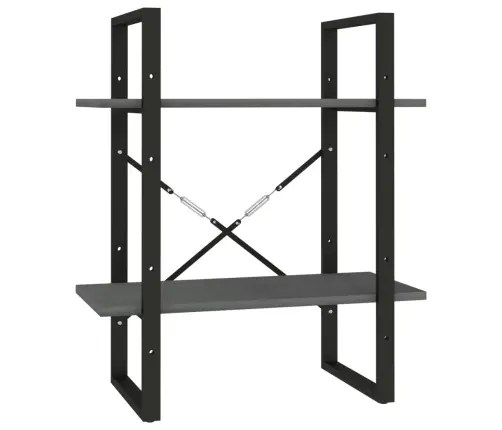 2-Korruseline Raamaturiiul, 60 X 30 X 70 cm Hall, Männipuit