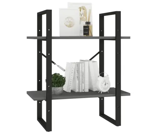 2-Korruseline Raamaturiiul, 60 X 30 X 70 cm Hall, Männipuit