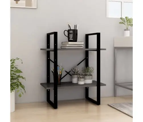 2-Korruseline Raamaturiiul, 60 X 30 X 70 cm Hall, Männipuit