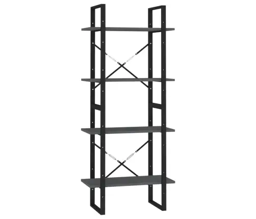 4-Korruseline Raamaturiiul, 60 X 30 X 140 cm Hall, Männipuit