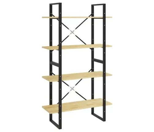 4-Līmeņu Grāmatu Plaukts, 80X30X140 Cm, Priedes Masīvkoks Vidaxl