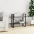 2-Līmeņu Grāmatu Plaukts, Pelēks, 100X30X70 Cm, Priedes Koks Vidaxl
