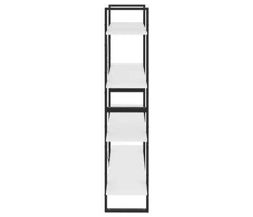 4-Līmeņu Grāmatu Plaukts, Balts, 100X30X140Cm Inženierijas Koks Vidaxl