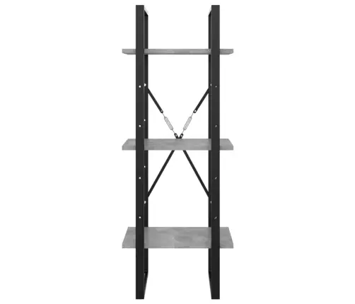 3Korruseline Raamaturiiul, Hall, 40X30X105 cm Puitlaastplaat